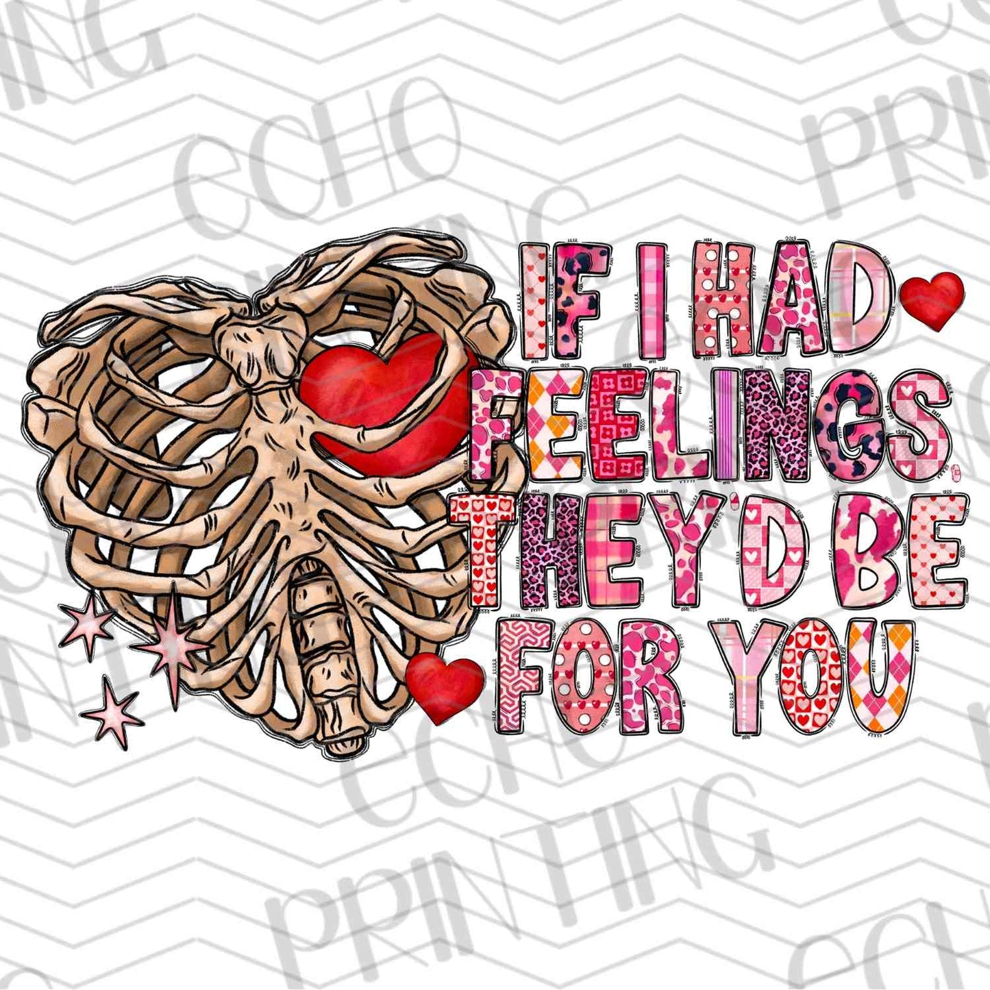 VLTG 391 - IF I HAD FEELINGS THEY’D BE FOR YOU SKELETON