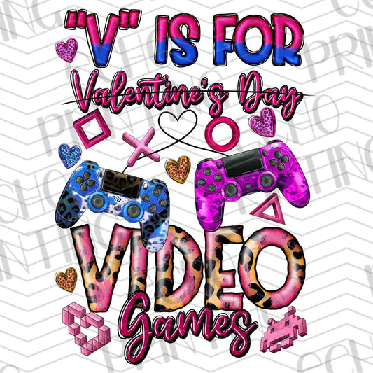 VLTG 398 - V IS FOR VIDEO GAMES VALENTINE