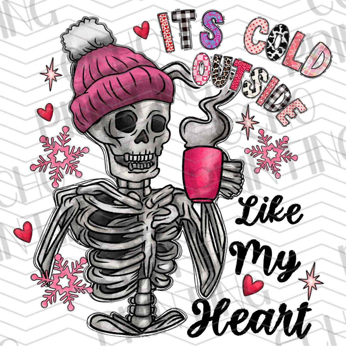 VLTG 401 - IT’S COLD LIKE MY HEART SKELETON