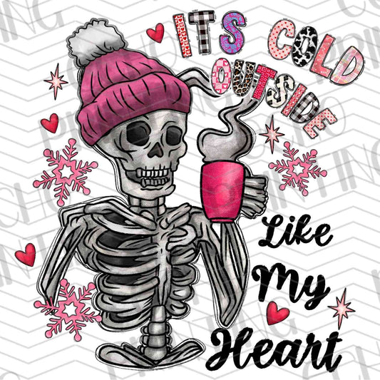 VLTG 401 - IT’S COLD LIKE MY HEART SKELETON