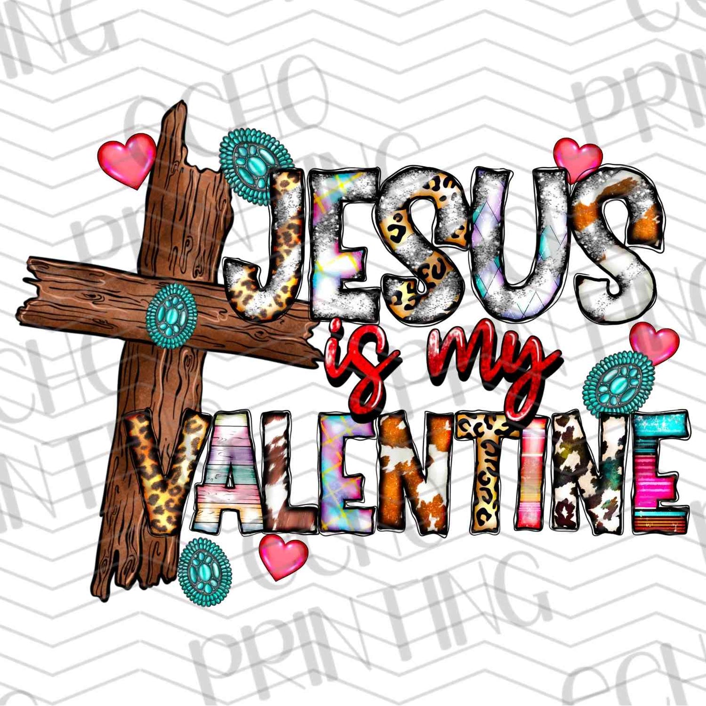 VLTG 405 - JESUS IS MY VALENTINE CROSS