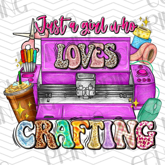 VLTG 408 - JUST A GIRL WHO LOVES CRAFTING