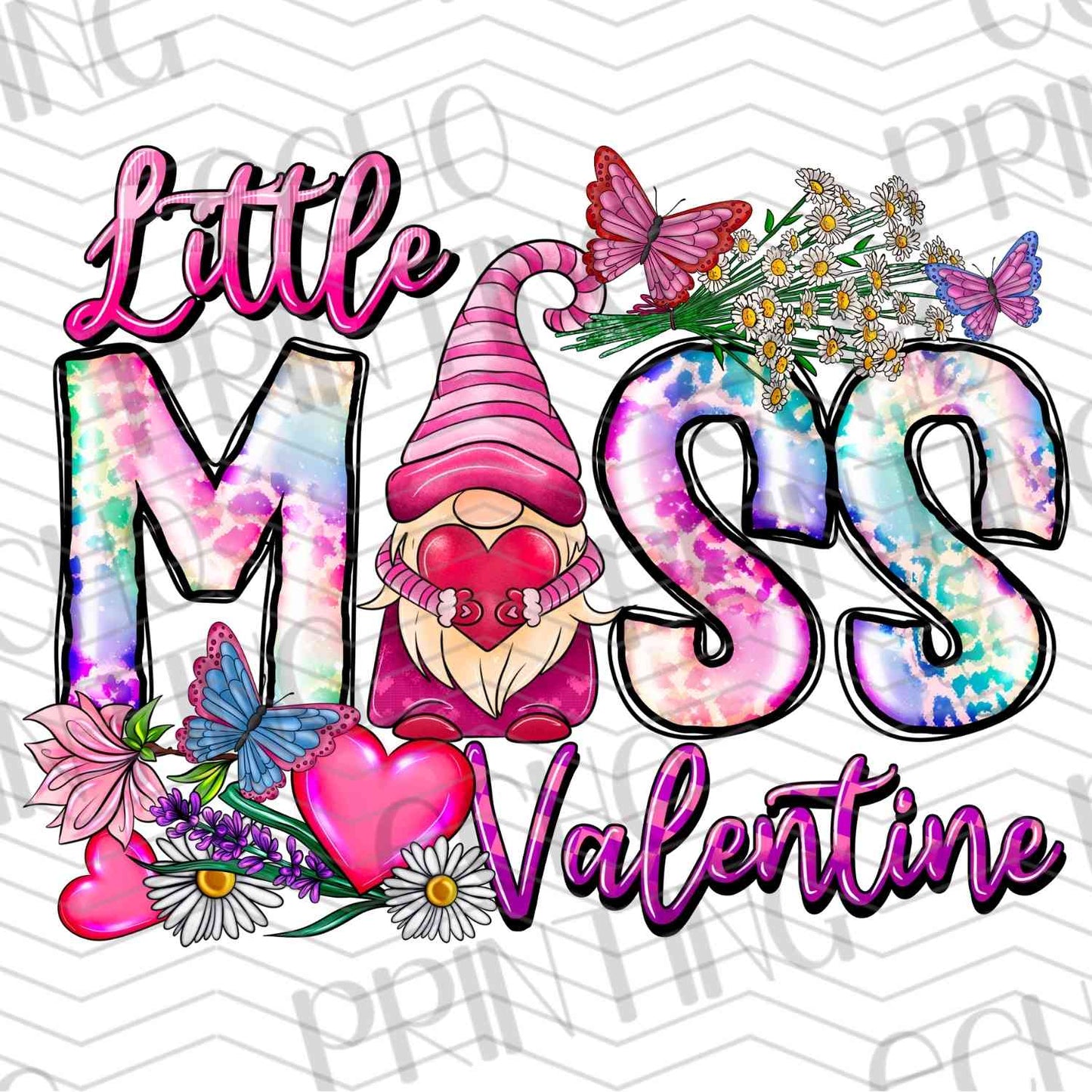 VLTG 416 - LITTLE MISS VALENTINE PINK BOW