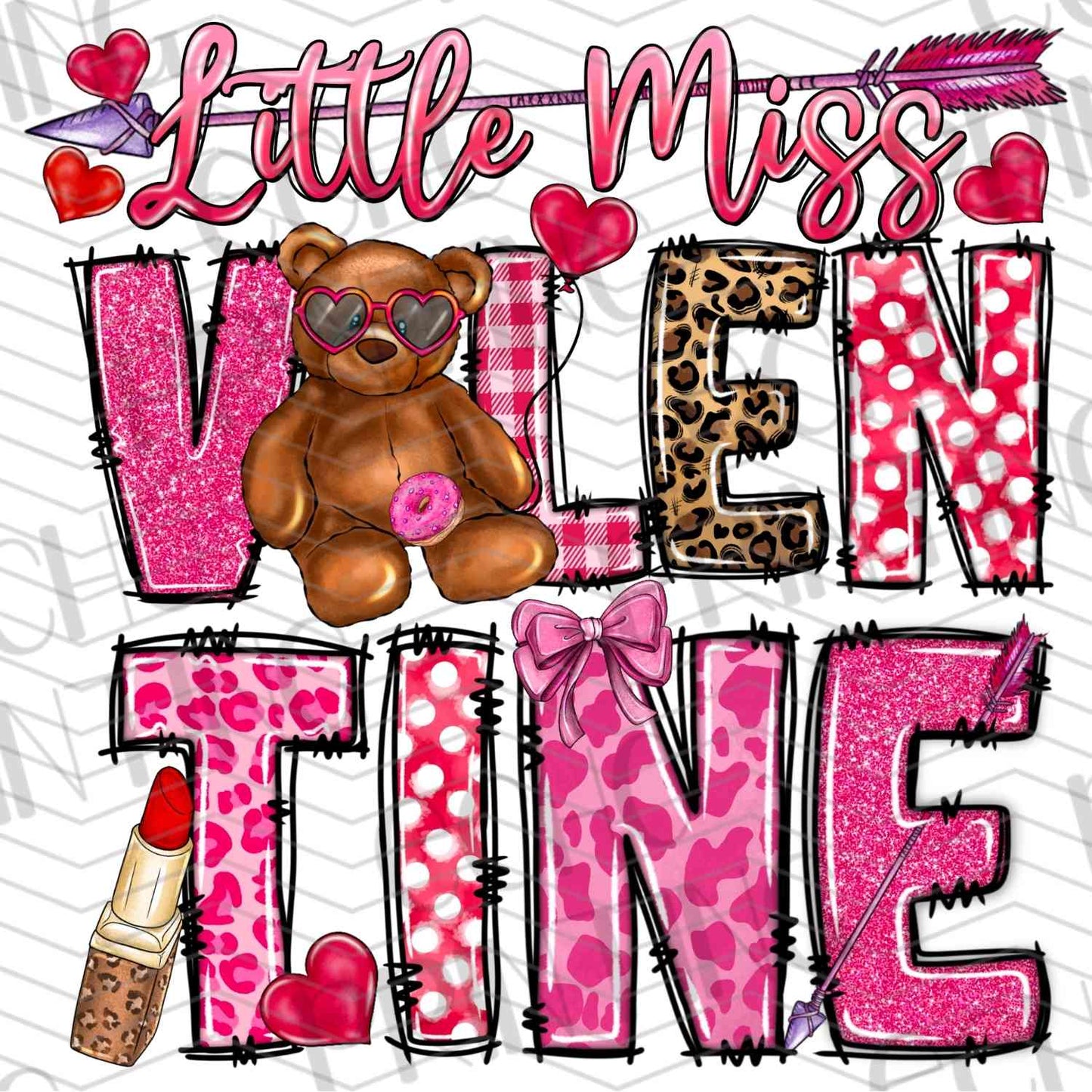 VLTG 417 - LITTLE MISS VALENTINE CHOCOLATE BOX