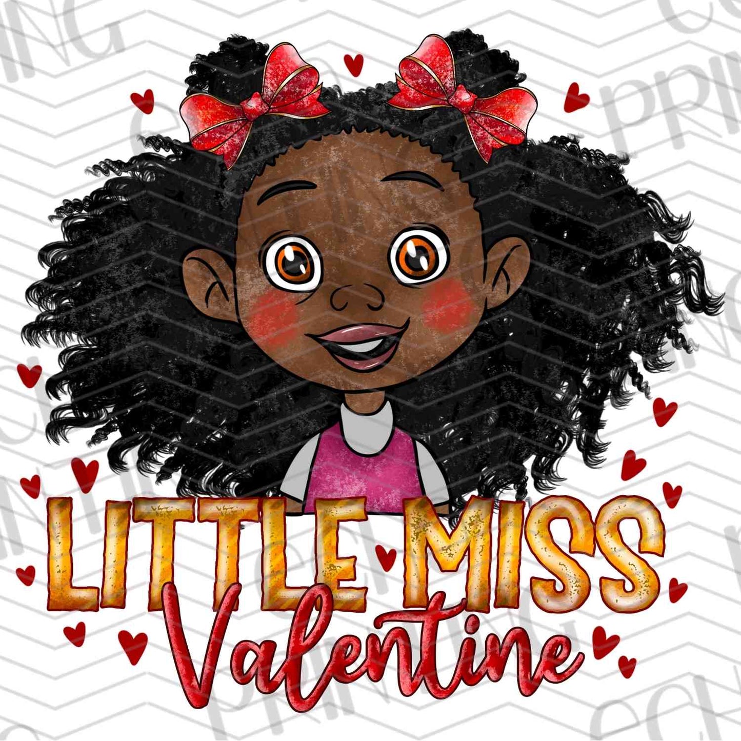 VLTG 418 - LITTLE MISS VALENTINE CURLY HAIR
