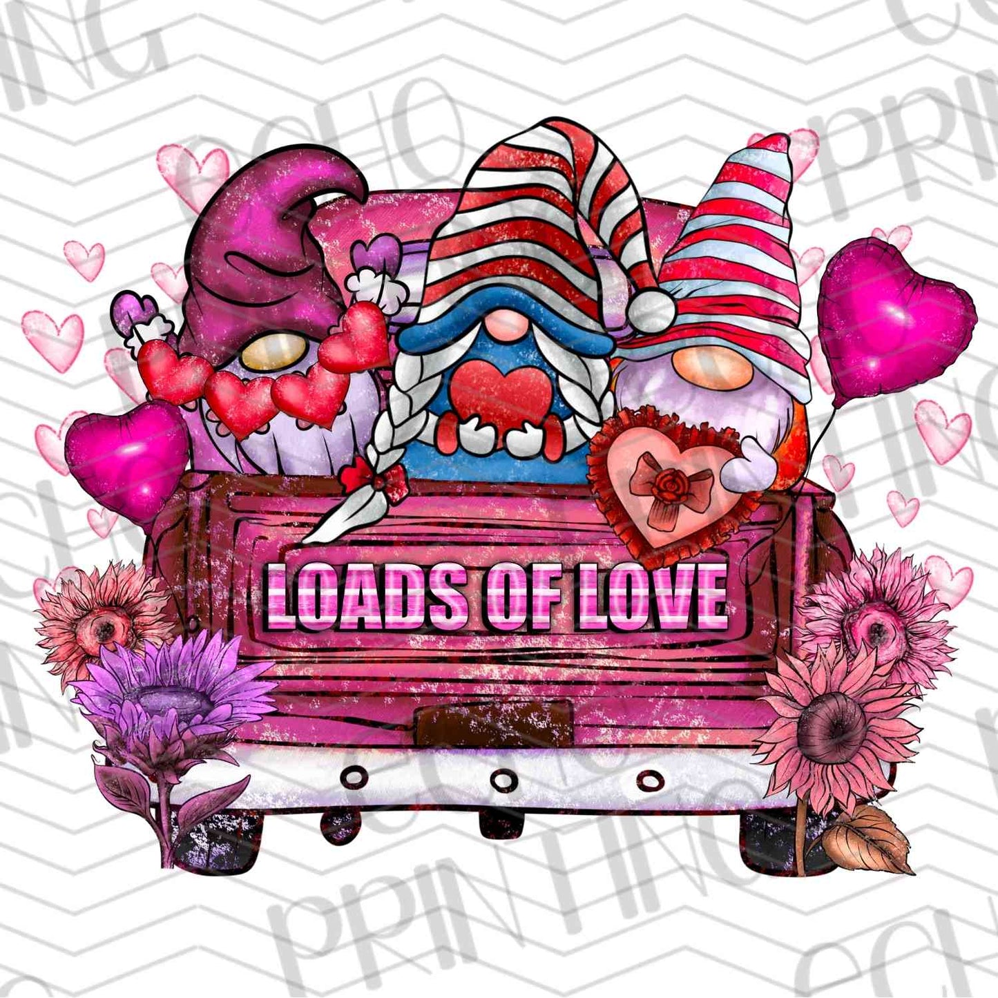 VLTG 421 - LOADS OF LOVE PINK TRUCK