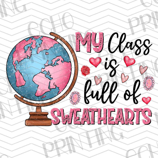 VLTG 457 - MY CLASS IS FULL OF SWEETHEARTS GLOBE