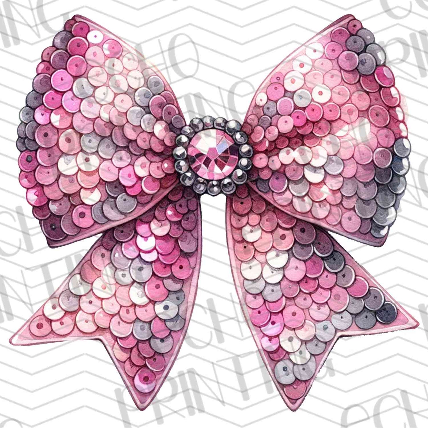 VLTG 46 - SEQUIN PINK BOW