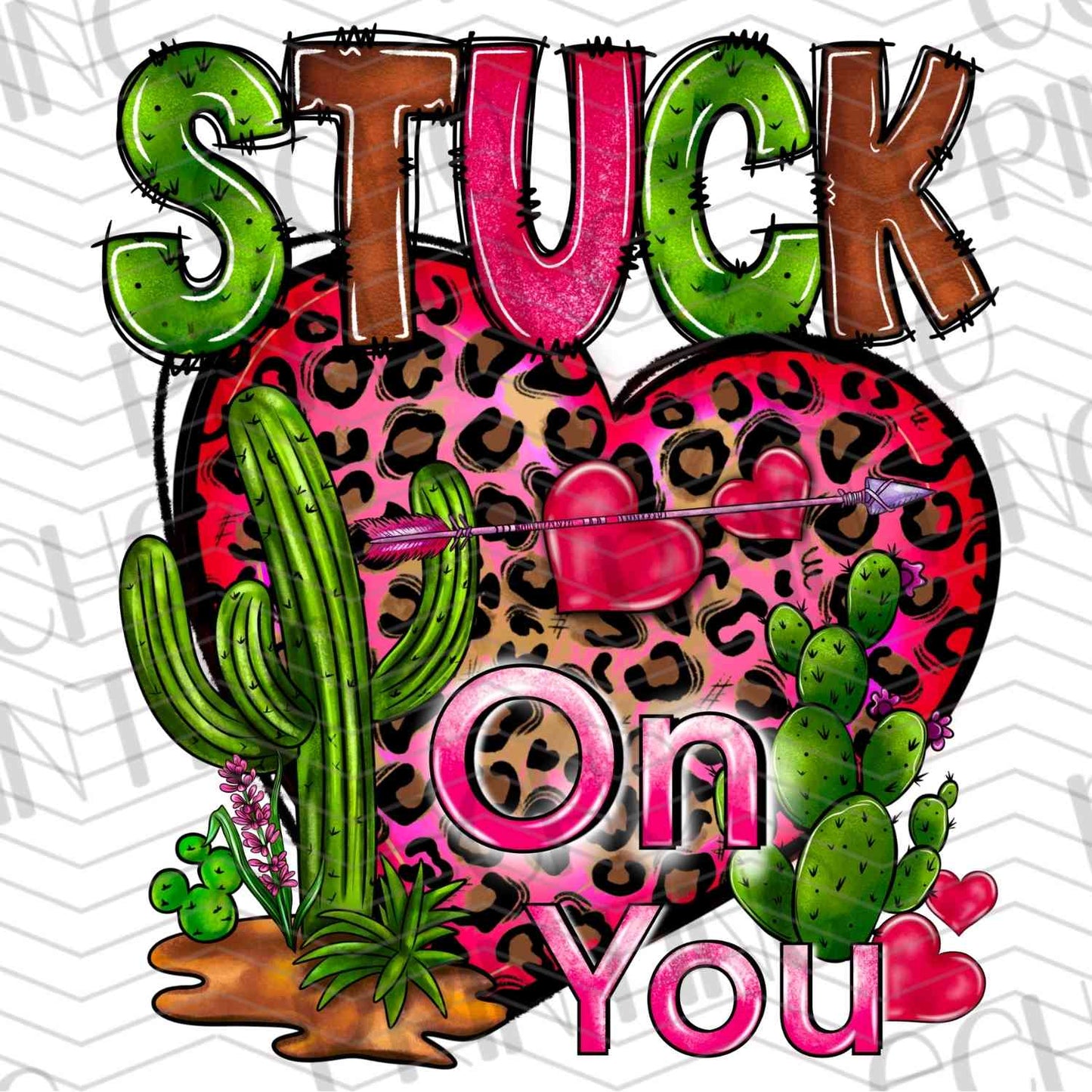 VLTG 485 - STUCK ON YOU CACTUS PINK