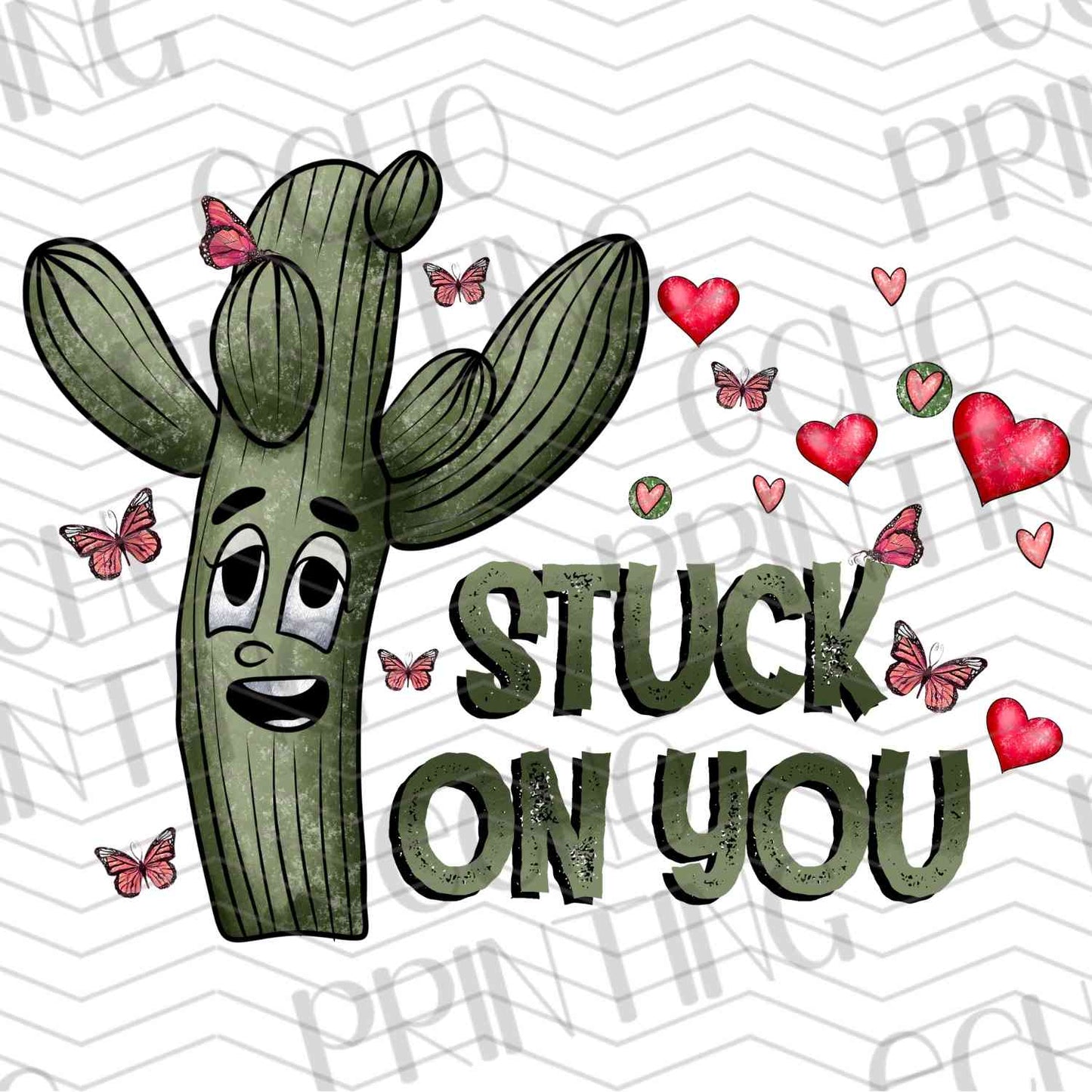 VLTG 486 - STUCK ON YOU CACTUS GRAY