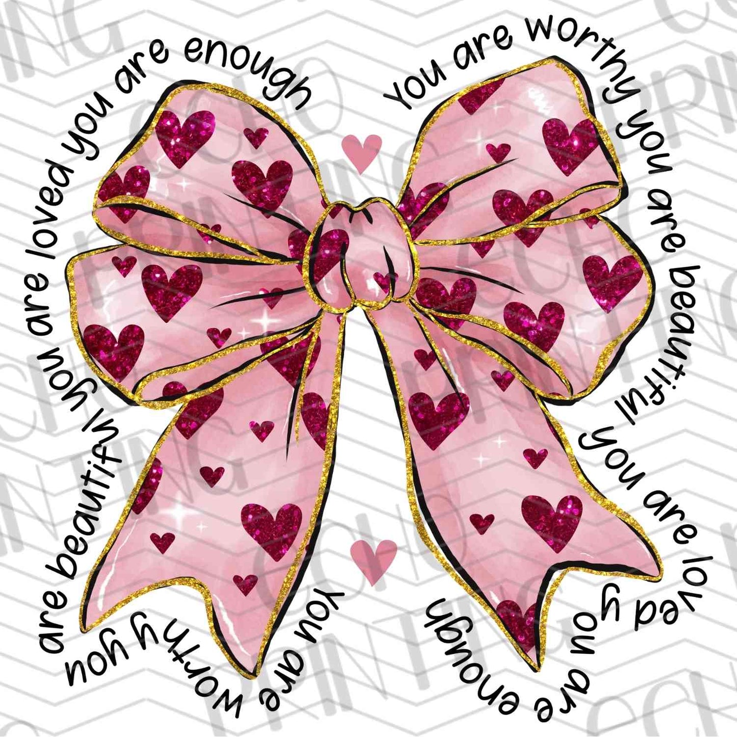 VLTG 57 - PINK TIE-DYE BOW