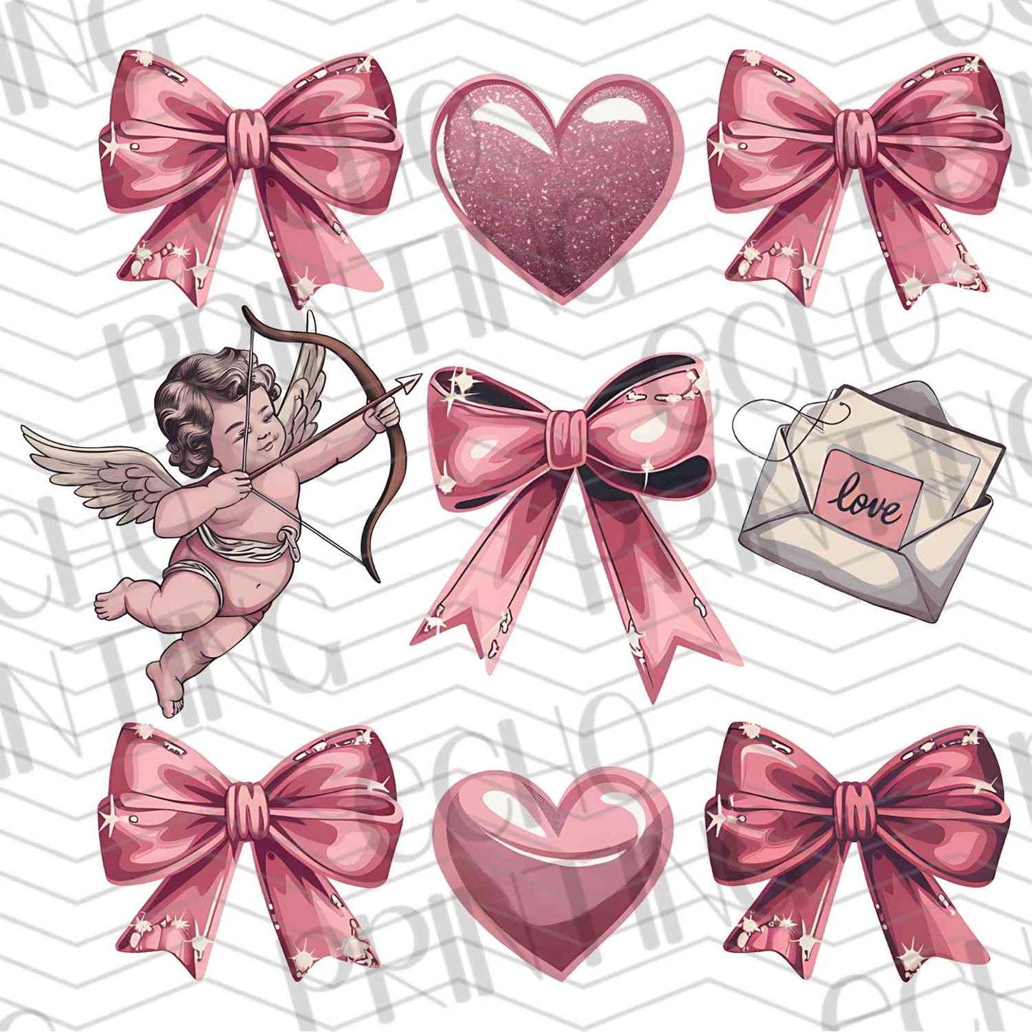 VLTG 62 - PINK RETRO BOWS