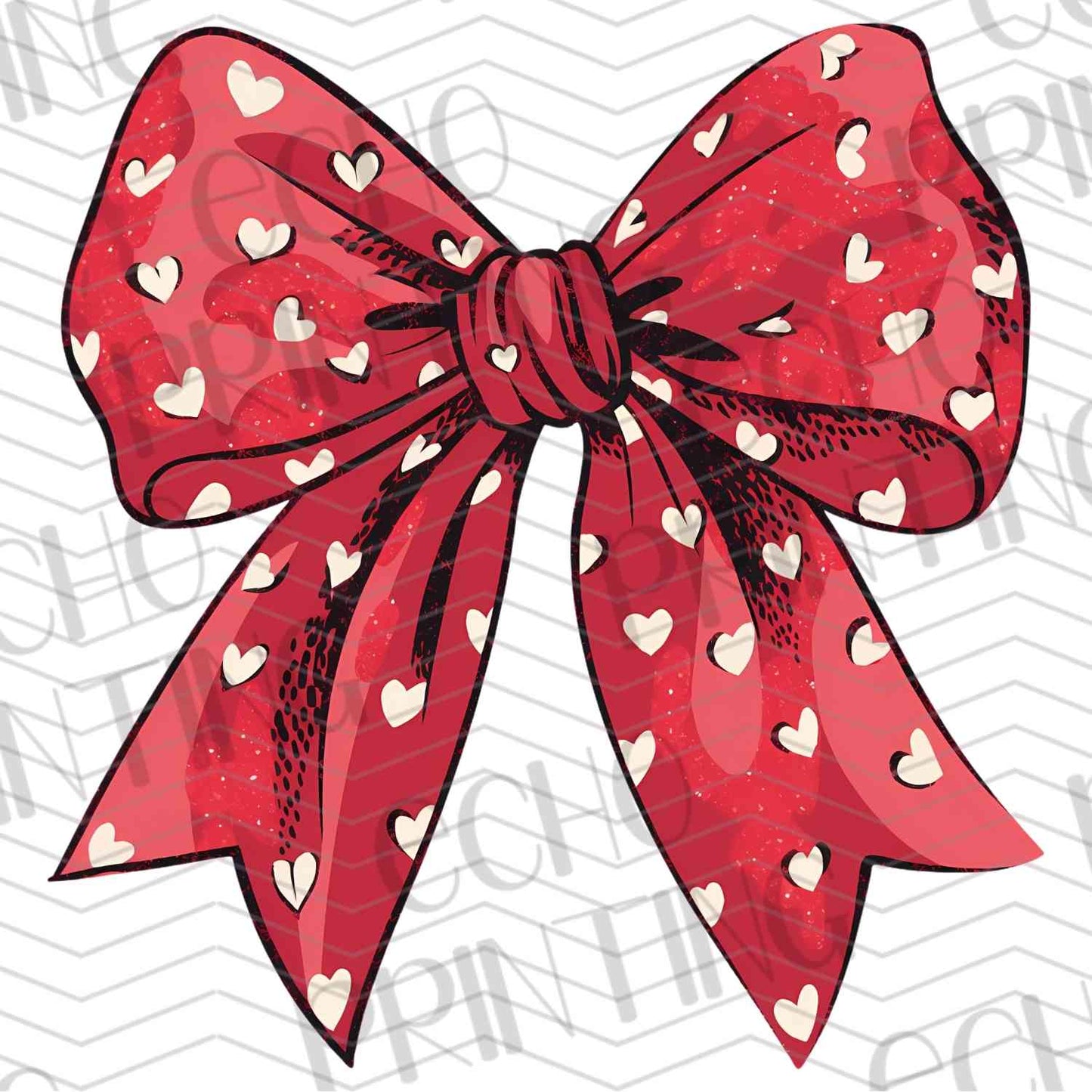 VLTG 64 - RED POLKA BOW