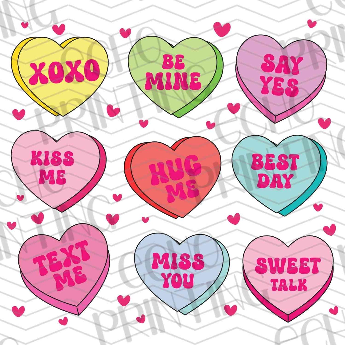 VLTG 68 - CANDY HEART QUOTES