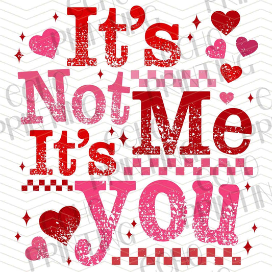 VLTG 699 - ITS YOU NOT ME TEXT