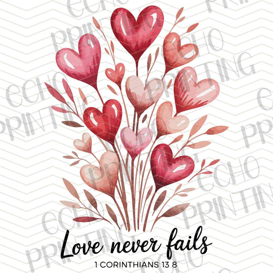 VLTG 706 - HEART SPRAY FLORAL