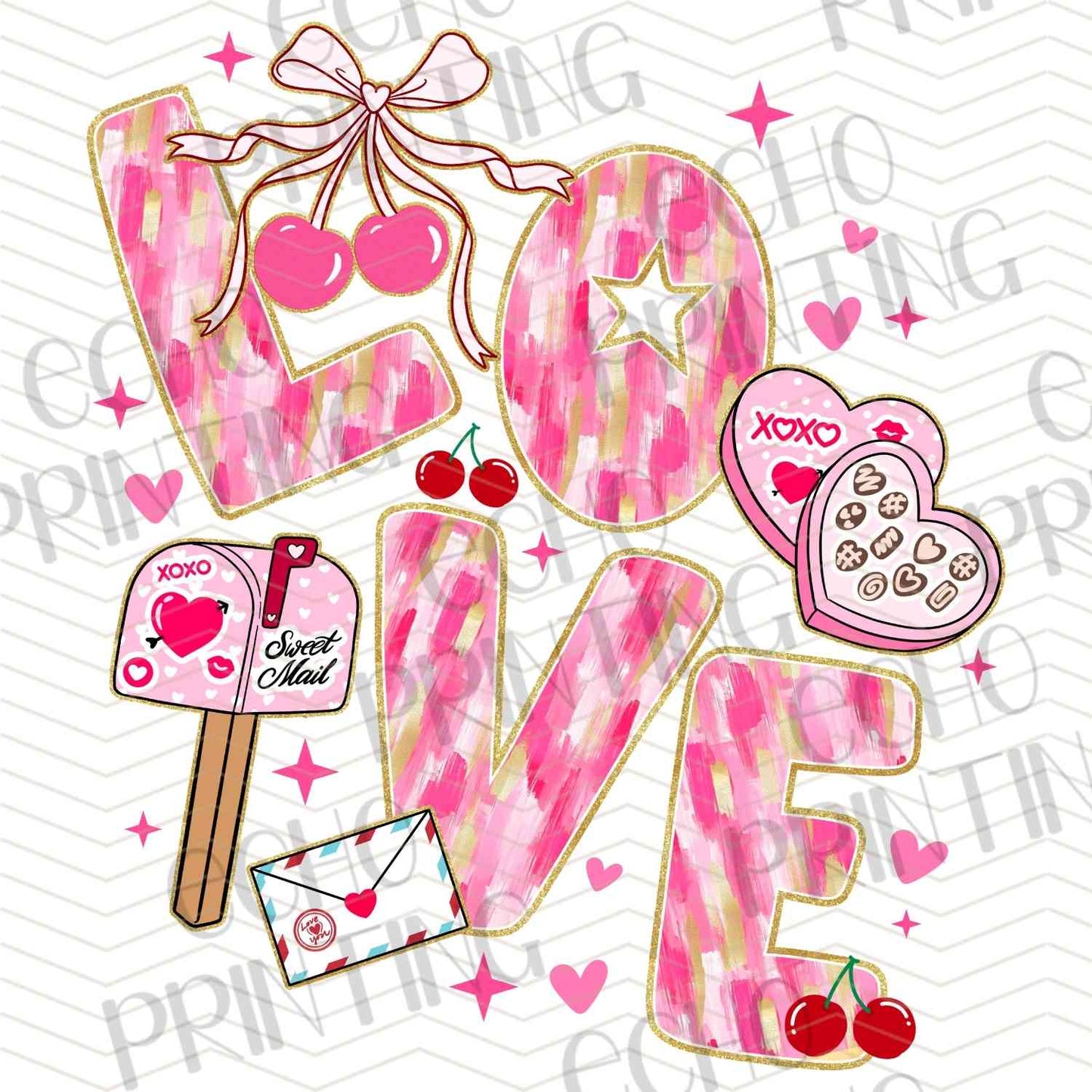 VLTG 717 - LOVE COLLAGE ICONS