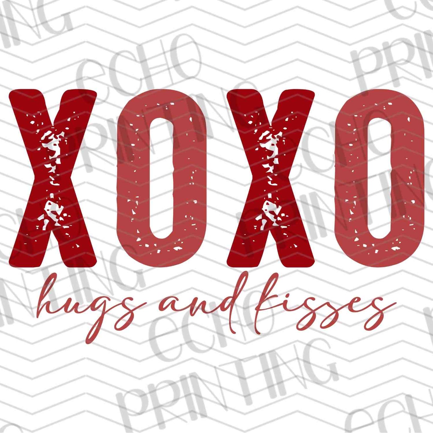 VLTG 71 - XOXO RED TEXT
