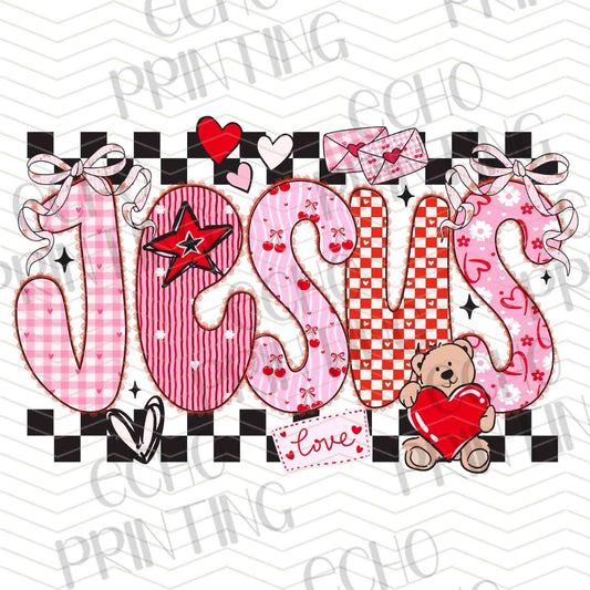 VLTG 726 - JESUS HEART CHECK TEXT