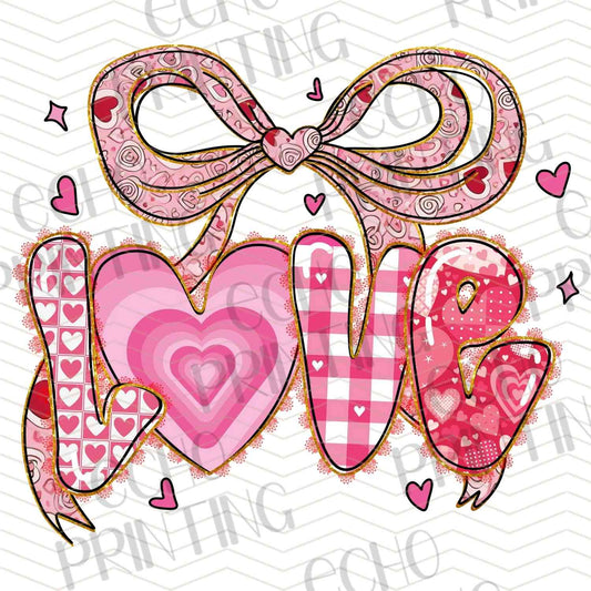 VLTG 732 - LOVE HEART BOW FRAME