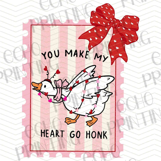 VLTG 738 - HEART GO HONK TEXT