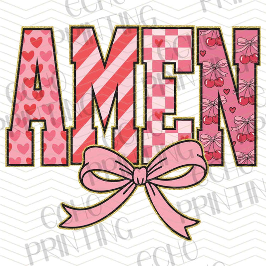 VLTG 756 - AMEN BOW TEXT
