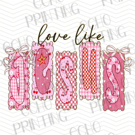 VLTG 757 - LOVE FAITH BLOCK TEXT
