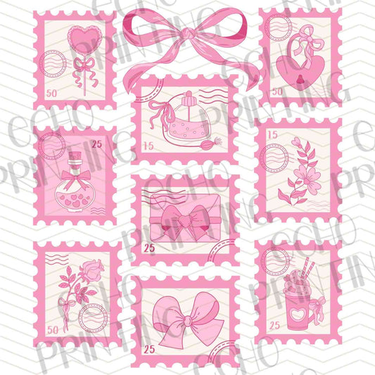 VLTG 758 - VALENTINE POSTAGE GRID