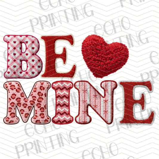 VLTG 762 - BE MINE HEART TEXT