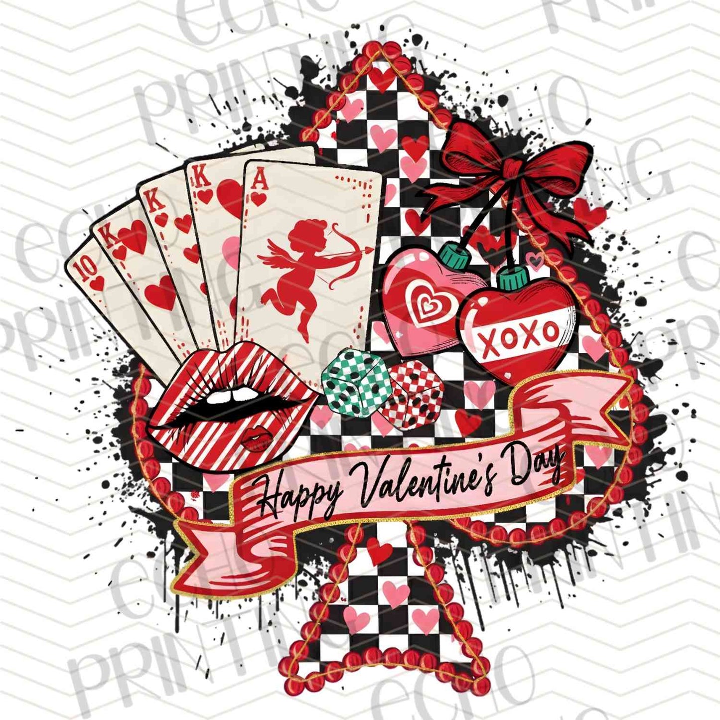 VLTG 772 - HEART CHECK COLLAGE