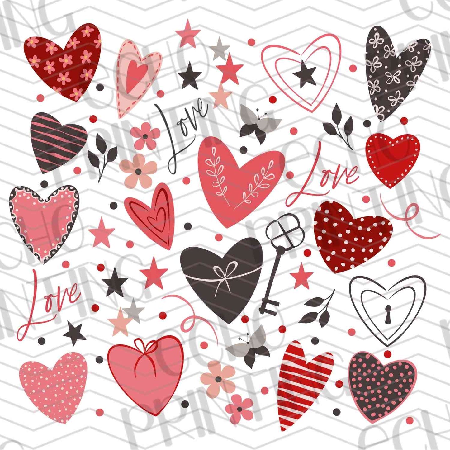 VLTG 7 - PINK HEARTS COLLAGE