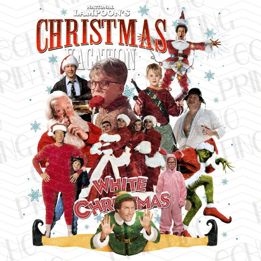 WNXM 102 – CHRISTMAS CHARACTERS MONTAGE POSTER