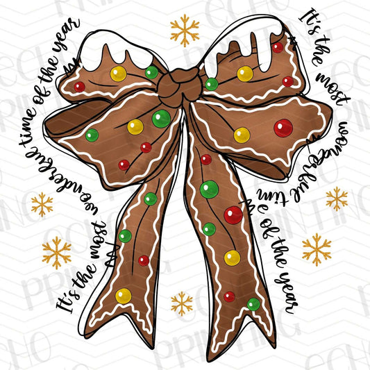WNXM 120 – GINGERBREAD STYLE HOLIDAY BOW