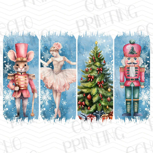 WNXM 13 – NUTCRACKER BALLET AND CHRISTMAS TREE PANEL ART