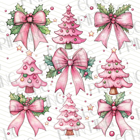 WNXNM 146 – PINK TREE AND HOLIDAY BOW