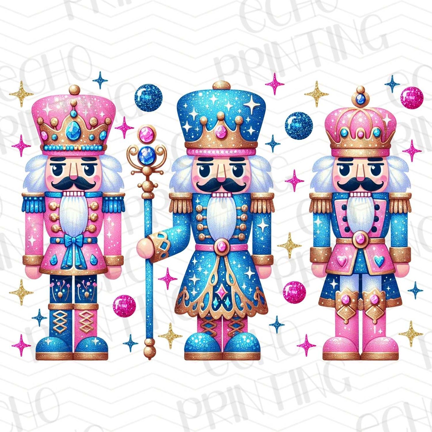 WNXM 16 – BRIGHT COLORFUL NUTCRACKERS IN A ROW