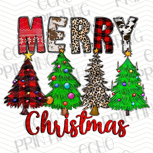 WNXM 221 - MERRY CHRISTMAS TREES RED GREEN