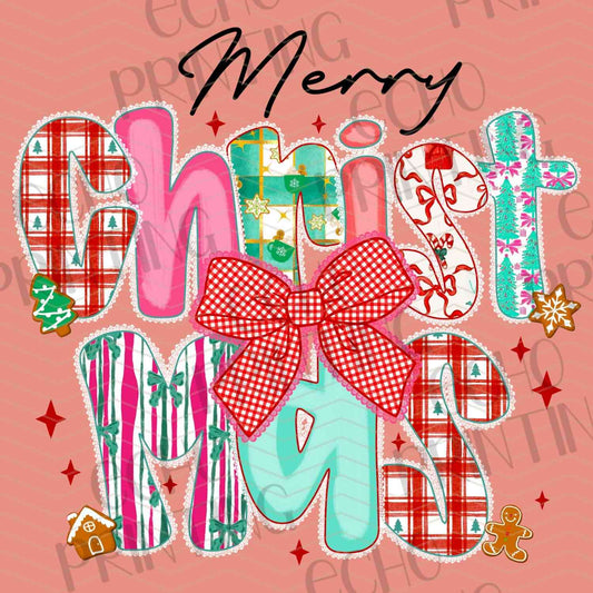 WNXM 242 - MERRY CHRISTMAS PINK BOW