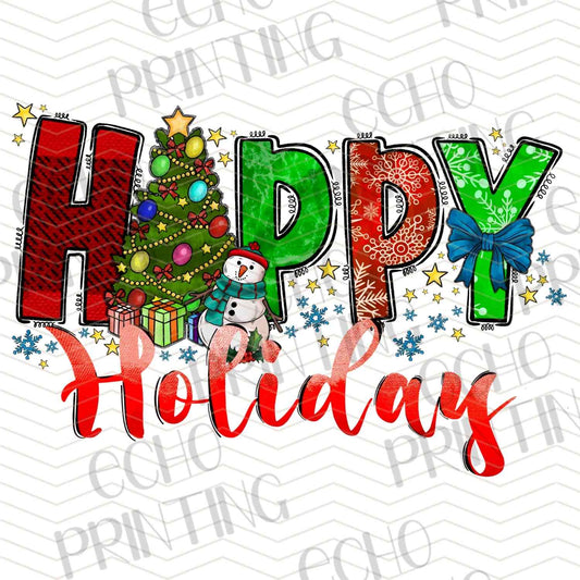 WNXM 252 - HAPPY HOLIDAYS COLORFUL TREES