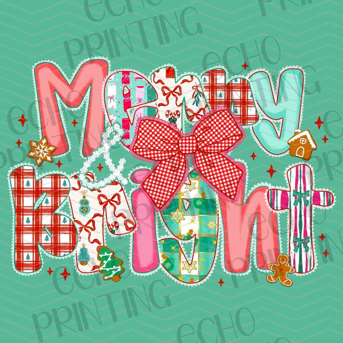WNXM 291 - MERRY AND BRIGHT RED BOW