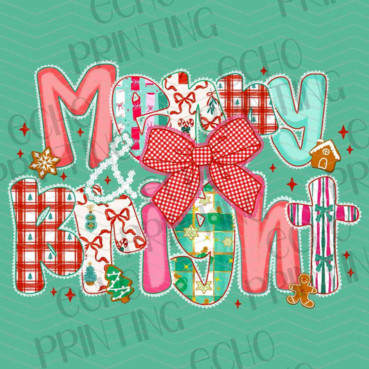 WNXM 291 - MERRY AND BRIGHT RED BOW