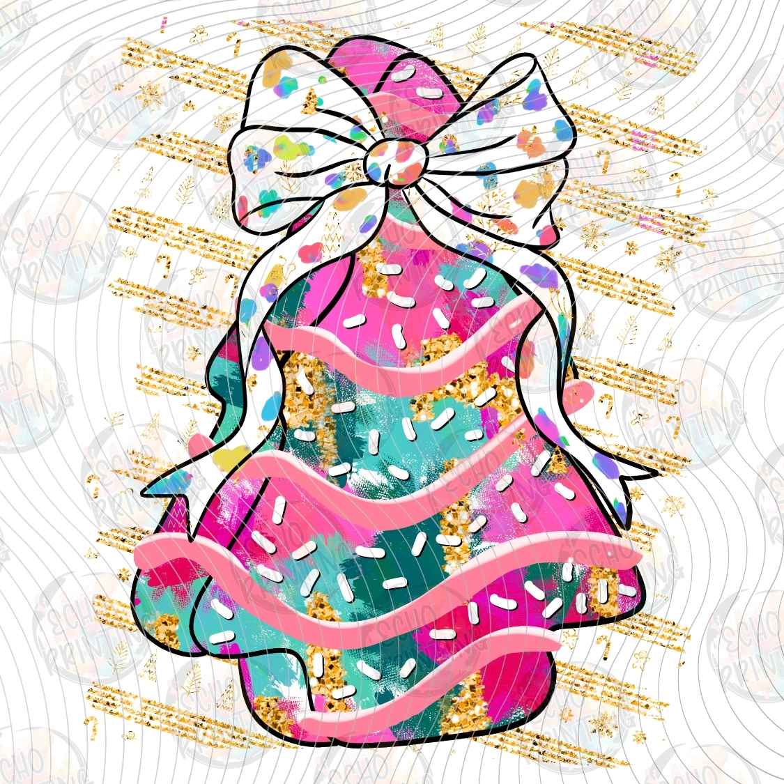 WNXM 2923 - CHRISTMAS TREE BOW