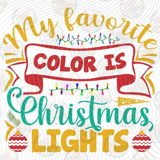 WNXM 2955 - CHRISTMAS LIGHTS FAVORITE COLOR