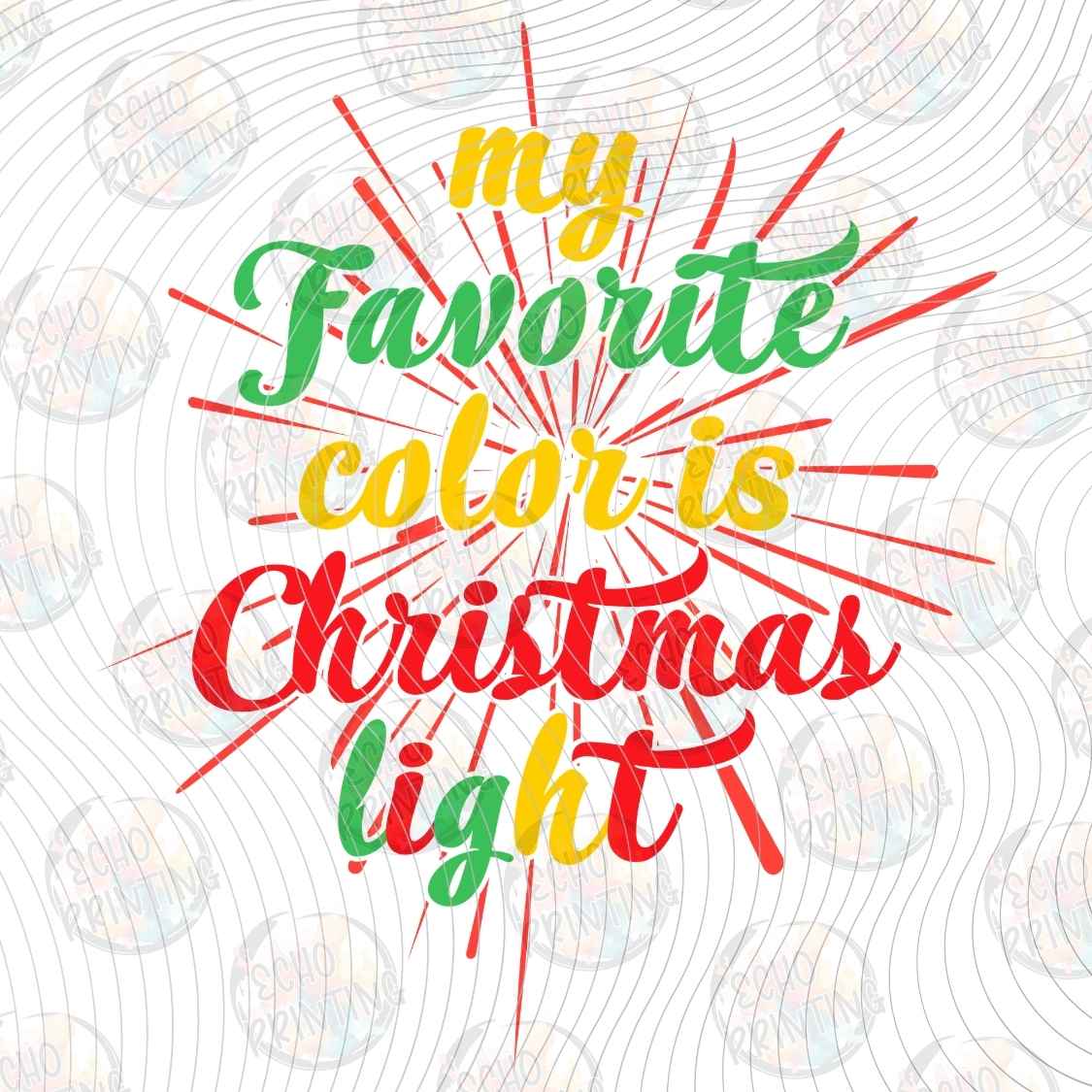 WNXM 2991 - CHRISTMAS LIGHTS FAVORITE COLOR