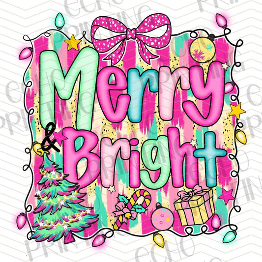 WNXM 300 - MERRY AND BRIGHT PINK BOWS