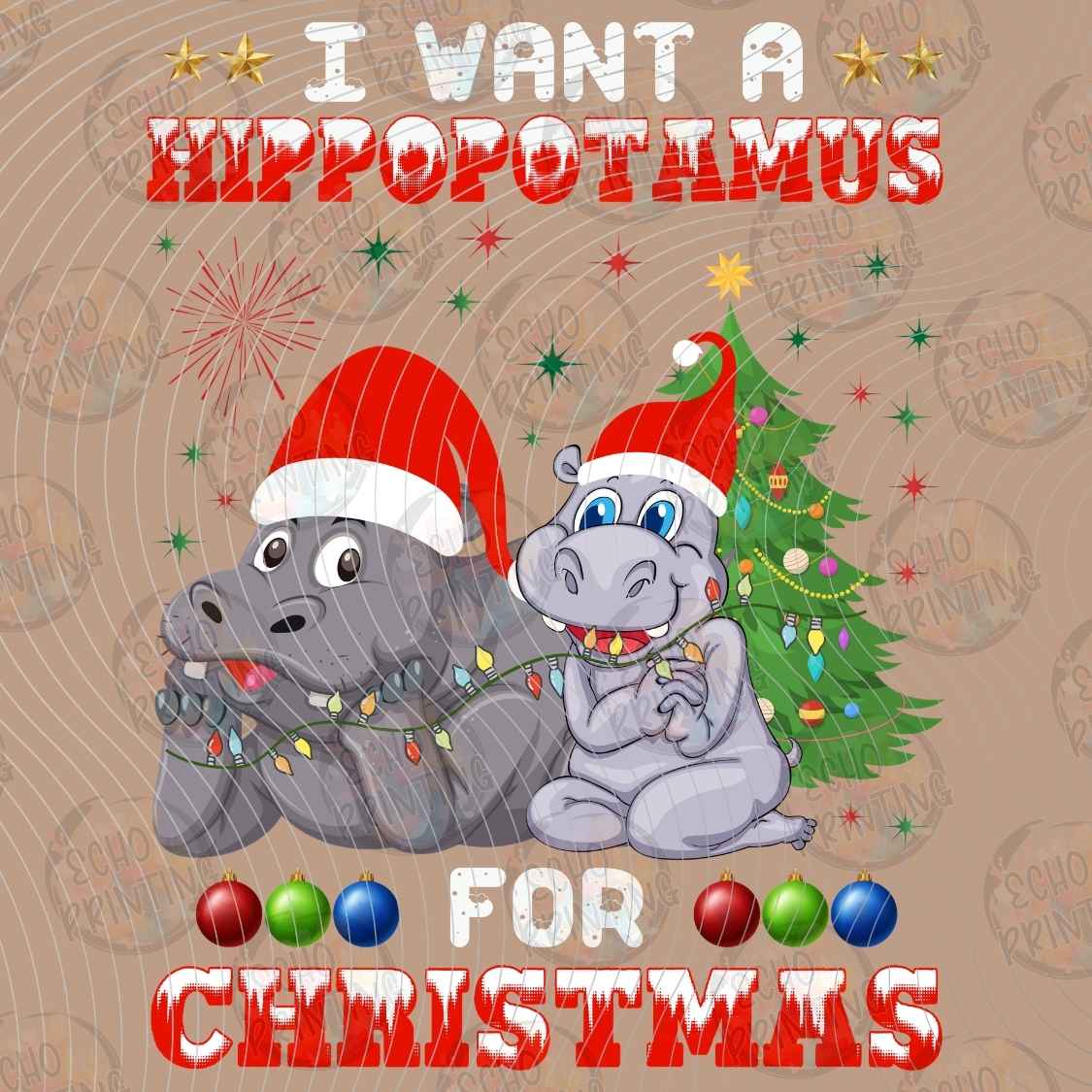 WNXM 3021 - HIPPOPOTAMUS FOR CHRISTMAS