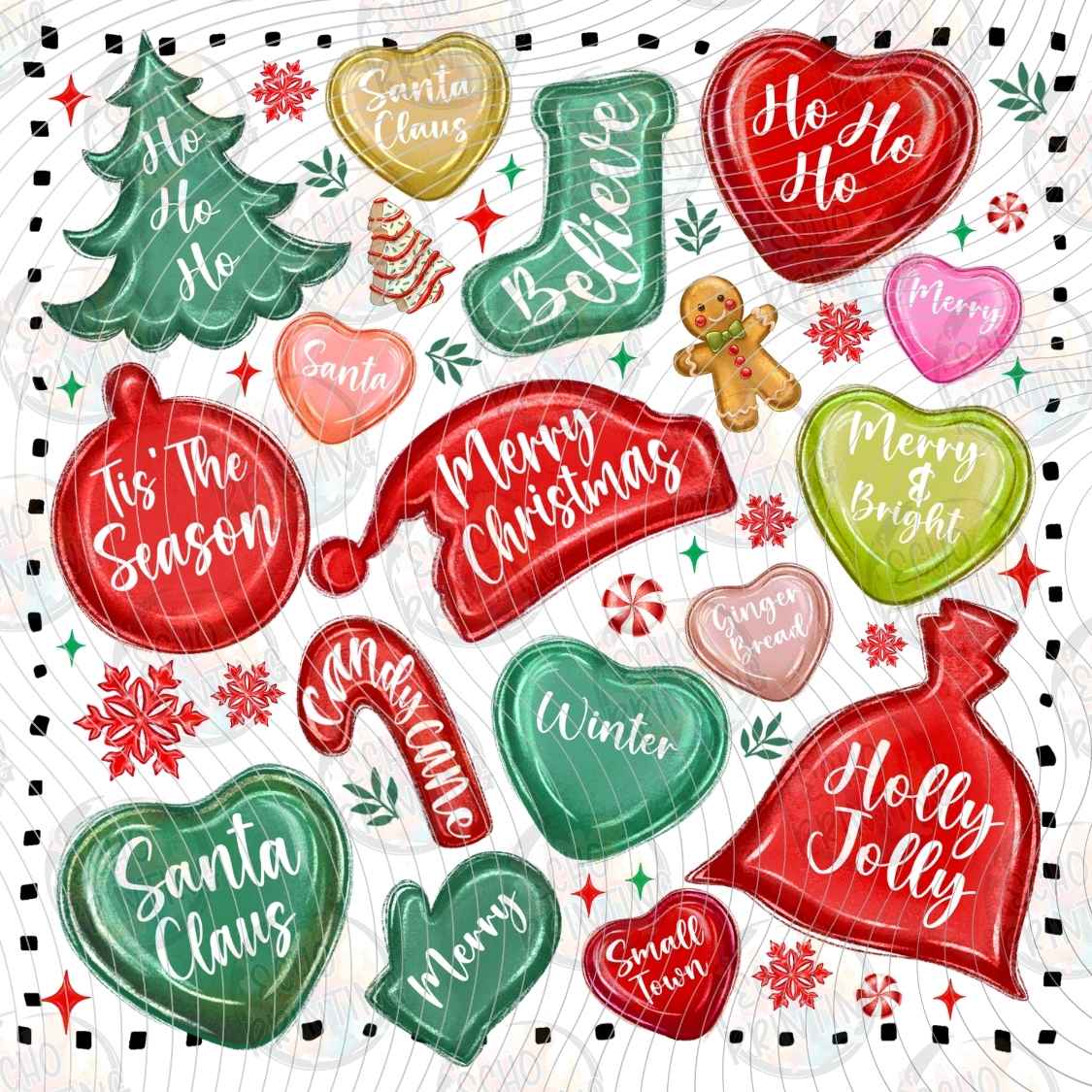 WNXM 3074 - CHRISTMAS CANDY HEARTS