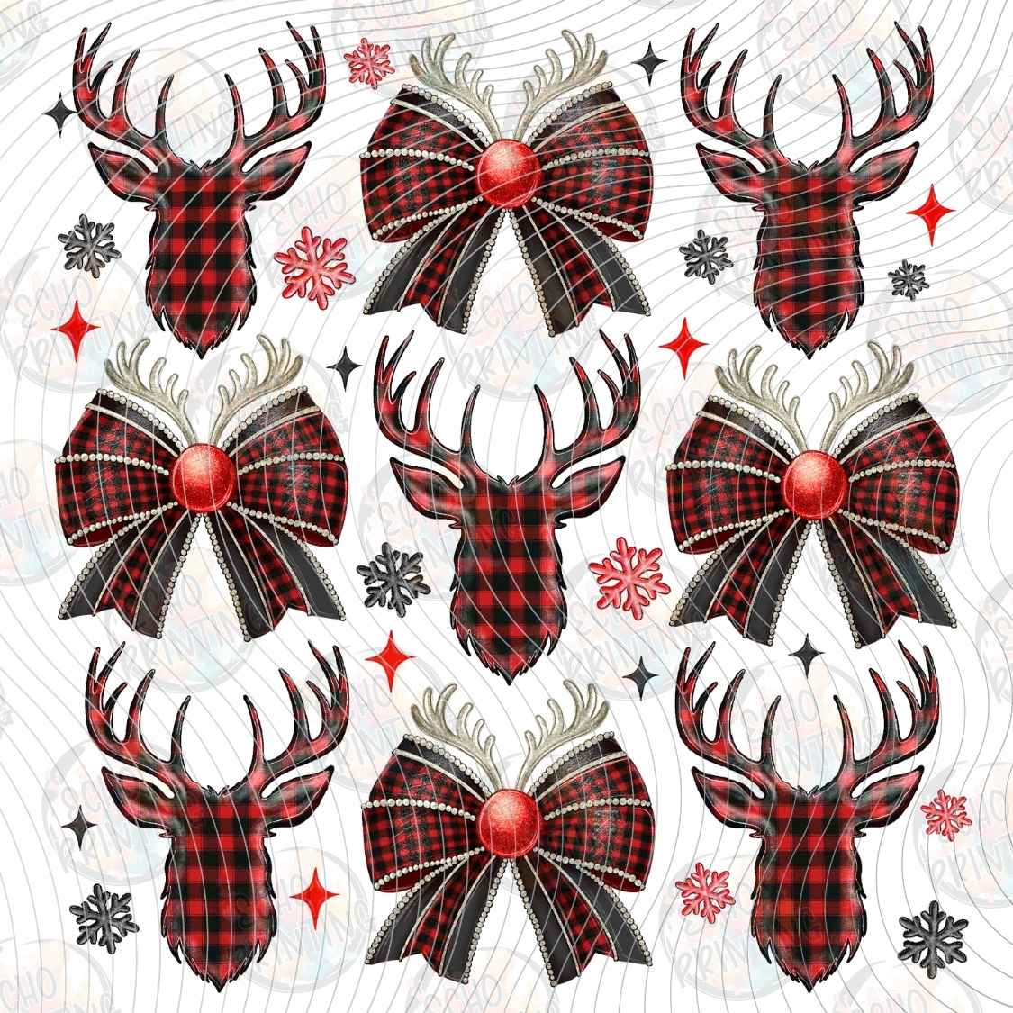 WNXM 3089 - REINDEER BOW PATTERN
