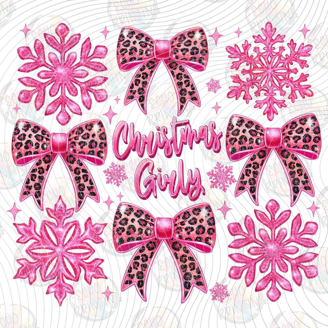 WNXM 3105 - CANDY CANE GIRL BOWS