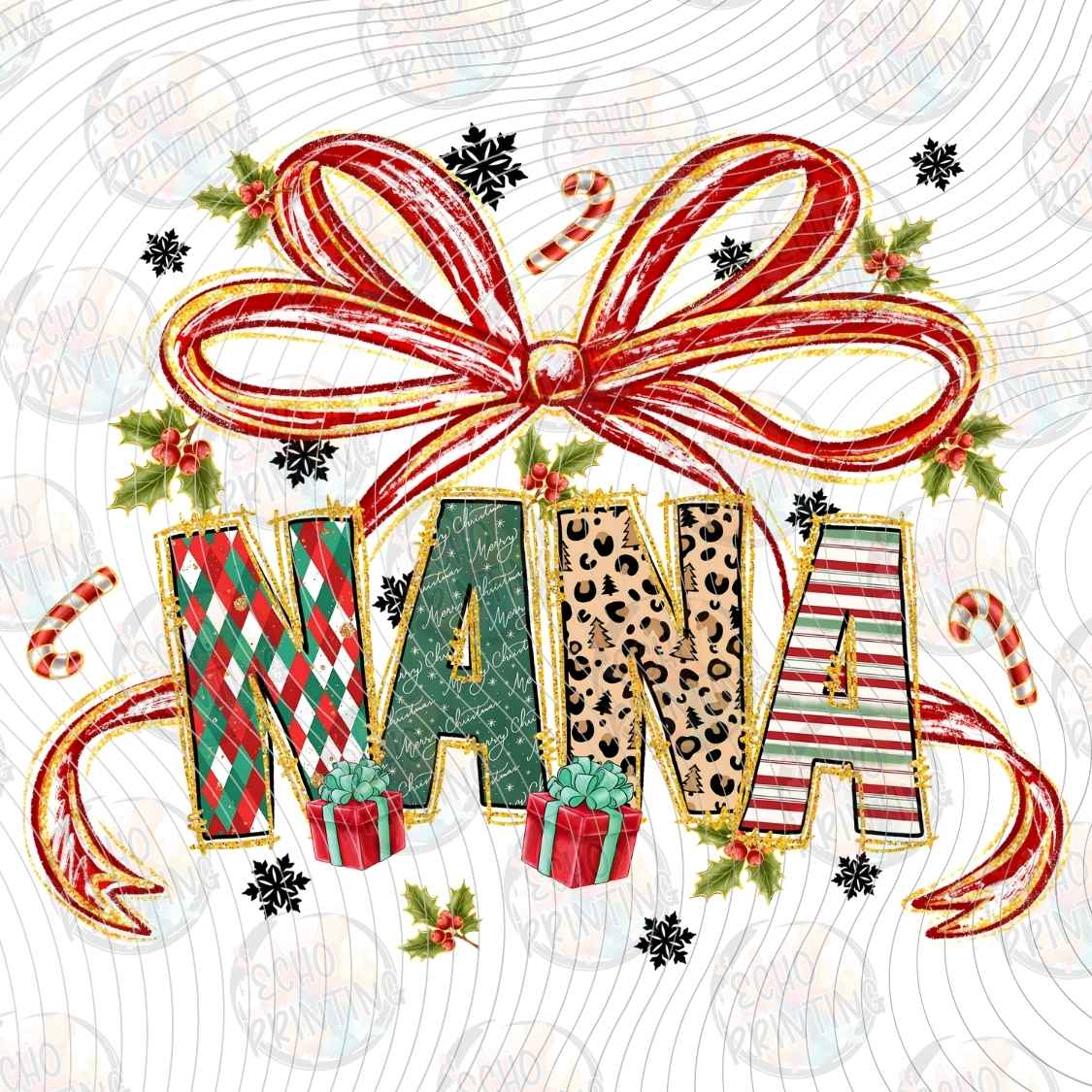 WNXM 3119 - MAMA CHRISTMAS BOW